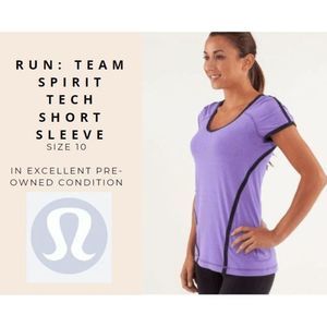 Lululemon Run: Team Spirit Tech Short Sleeve
